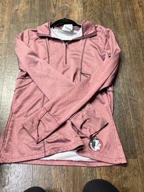 J. America Women's Dusty Rose Quarter-Zip Jacket